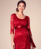 Umstandmodenkleid Katie kurz in Rouge by Tiffany Rose