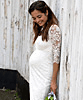 Katie Maternity Wedding Gown Long Ivory by Tiffany Rose