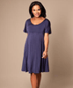 Kimono Maternity Dress short Indigo Blue by Tiffany Rose