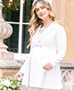 Kathleen Maternity Bridal Jacket Ivory by Tiffany Rose