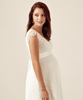 Kristin Gravid Bröllopsklänning Elfenbensvit by Tiffany Rose