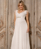 Kristin Maternity Wedding Gown Long Ivory White by Tiffany Rose