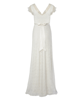 Kristin Maternity Wedding Gown Long Ivory White by Tiffany Rose