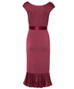 Lauren Maternity Dress (Raspberry Spice) by Tiffany Rose