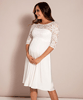 Lucia Maternity Wedding Dress Short Ivory White by Tiffany Rose