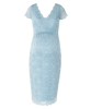 Laura Maternity Lace Dress Eau de Nil by Tiffany Rose