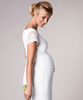 Laura Maternity Wedding Lace Dress Ivory by Tiffany Rose