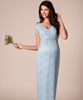 Laura Maternity Lace Gown Long Eau de Nil by Tiffany Rose