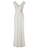 Lily Silk Maternity Wedding Gown Long (Ivory) by Tiffany Rose