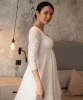 Lucienne Lace Dress (Ivory) from Tiffany Rose