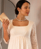Lucienne Lace Dress (Ivory) from Tiffany Rose
