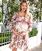Robe de grossesse Lucy en Jardin de Fleurs Sauvages by Tiffany Rose