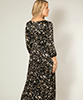 Lucy Maxi Dress Black Floral Blush from Tiffany Rose