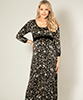 Lucy Maxi Dress Black Floral Blush from Tiffany Rose