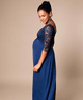 Lucia Gravidklänning Lång Imperialblå by Tiffany Rose