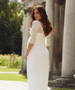 Lucia Maternity Wedding Gown Long Ivory White by Tiffany Rose