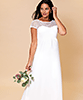 Marie Bröllopsklänning Elfenbensvit by Tiffany Rose