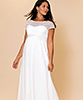 Marie Maternity Wedding Gown Ivory White by Tiffany Rose
