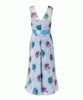 Robe Maya Mi-Longue Fleurs du Soir by Tiffany Rose