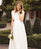 Maya Maternity Wedding Gown Long Ivory by Tiffany Rose