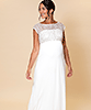 Mia Maternity Wedding Gown in Ivory by Tiffany Rose