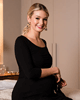 Naomi Maternity Nursing Dress Black by Tiffany Rose