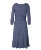 Naomi Nursing Dress Navy Stripe by Tiffany Rose