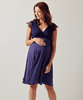 Nina Maternity Dress Dusky Blue by Tiffany Rose