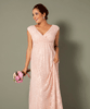 Robe de Grossesse Nicola Longue Rose Perle by Tiffany Rose