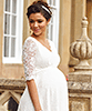 Noelle Maternity Wedding Dress Short Ivory by Tiffany Rose