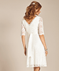Noelle Gravid Bröllopsklänning Kort Elfenben by Tiffany Rose
