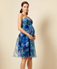 Ocean Maternity Gown Short Jungle Blue by Tiffany Rose