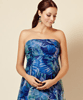 Ocean Maternity Gown Short Jungle Blue by Tiffany Rose