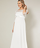 Robe de Mariée Maternité Longue Olivia (Blanc Ivoire) by Tiffany Rose