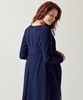 Roma Maternity Dress Coat Midnight Blue by Tiffany Rose