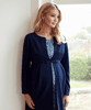 Robe Manteau de Grossesse Roma Bleu Nuit by Tiffany Rose