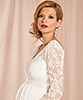 Rosalina Maternity Wedding Gown Ivory by Tiffany Rose