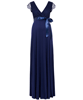 Robe de Grossesse Rosa Longue Bleu Indigo by Tiffany Rose