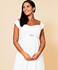 Sadie Sweetheart Maternity Wedding Gown Ivory White by Tiffany Rose