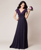 Sevilla Maternity Gown Long Blackberry by Tiffany Rose