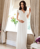 Sevilla Maternity Wedding Gown Long Ivory by Tiffany Rose