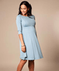 Robe de Grossesse Sienna Courte Bleu Cachemire by Tiffany Rose