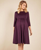 Sienna Maternity Dress Claret by Tiffany Rose