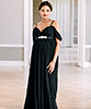 Skylar Maternity Gown in Black by Tiffany Rose