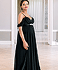 Umstands-Abendkleid Skylar Schwarz by Tiffany Rose