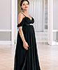 Skylar Maternity Gown in Black by Tiffany Rose