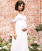 Skylar Maternity Wedding Gown by Tiffany Rose