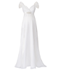 Silk Sophia Maternity Wedding Gown (Ivory) by Tiffany Rose