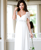 Silk Sophia Maternity Wedding Gown (Ivory) by Tiffany Rose