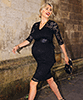 Suzie Umstandsmodenkleid kurz in Schwarz by Tiffany Rose